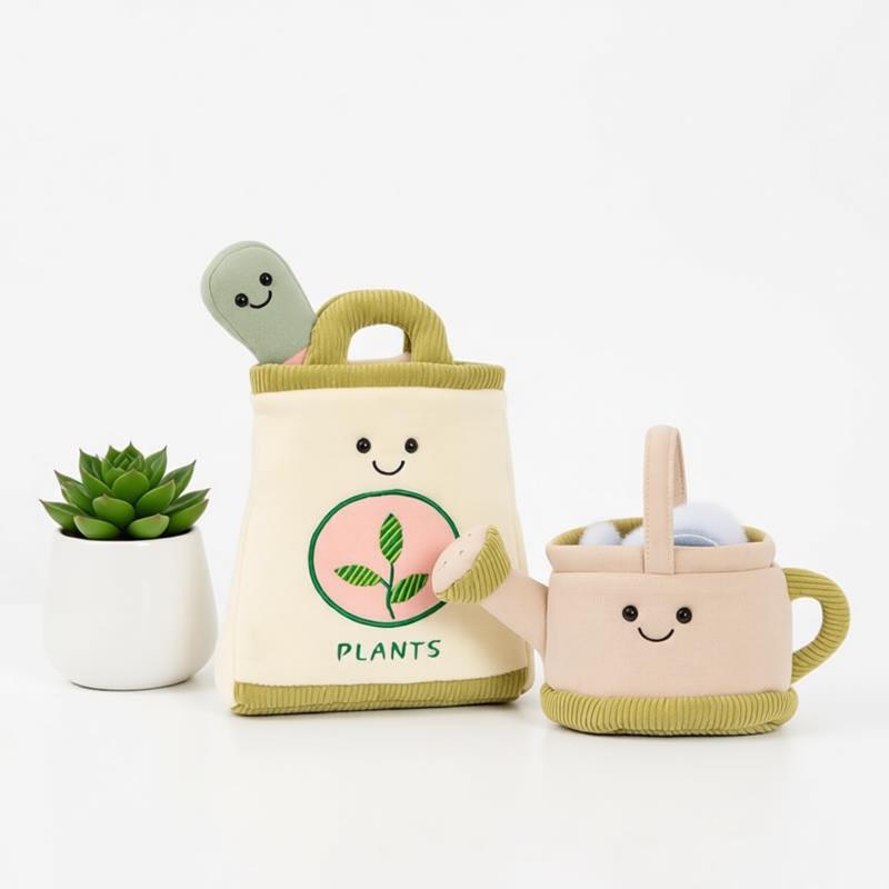 Plant Parental - Cut Gardening Plush Toy Plant Bag