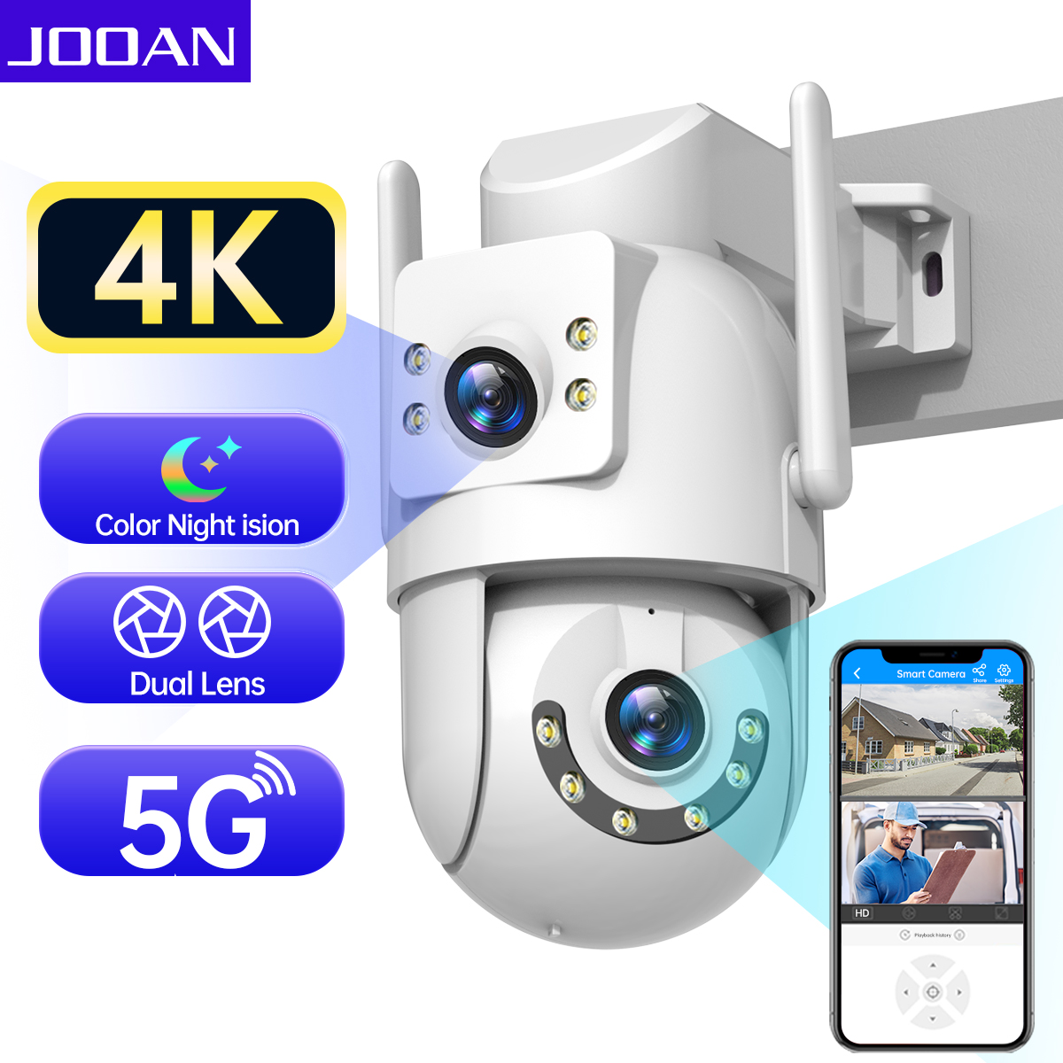 Eufy Camera E220 - Jooan 4K 8MP HD Wifi PTZ