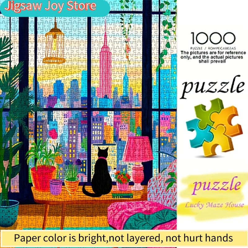 DIY Paper Puzzle, New York Cit - огляд і ціна Plant Parental