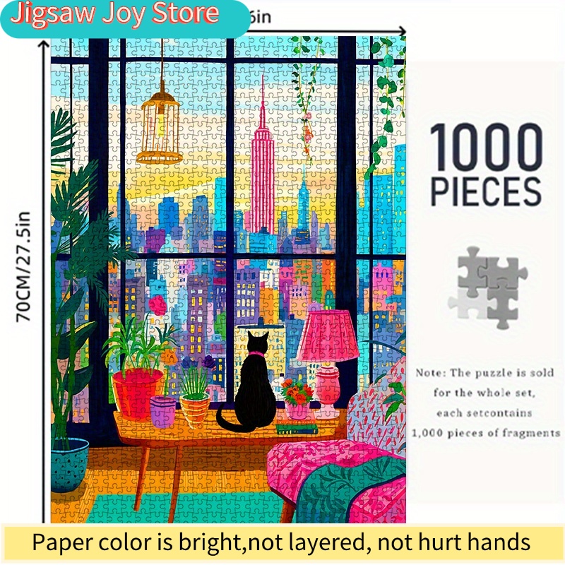 DIY Paper Puzzle, New York Cit - огляд і ціна Plant Parental